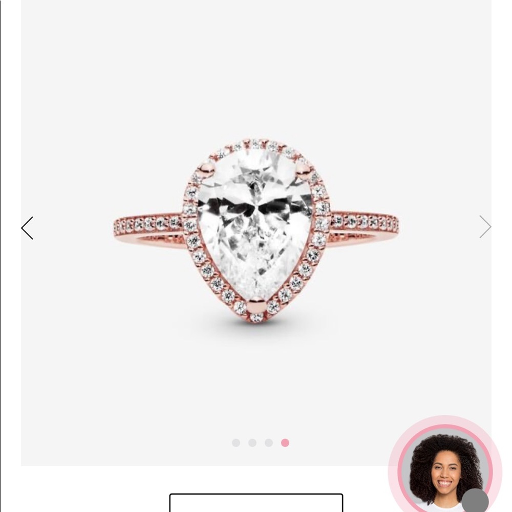 Pandora Rose Gold Ring Set